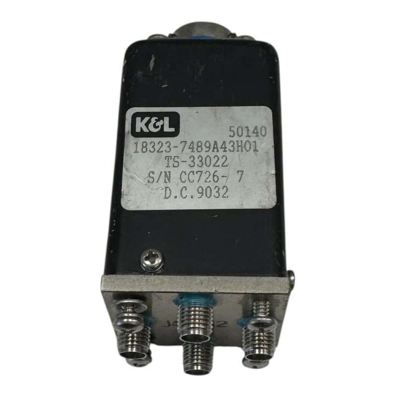 TS-33022 K&L Coaxial Switch Failsafe DC-12.4Ghz 24V 18323-7489A43H01